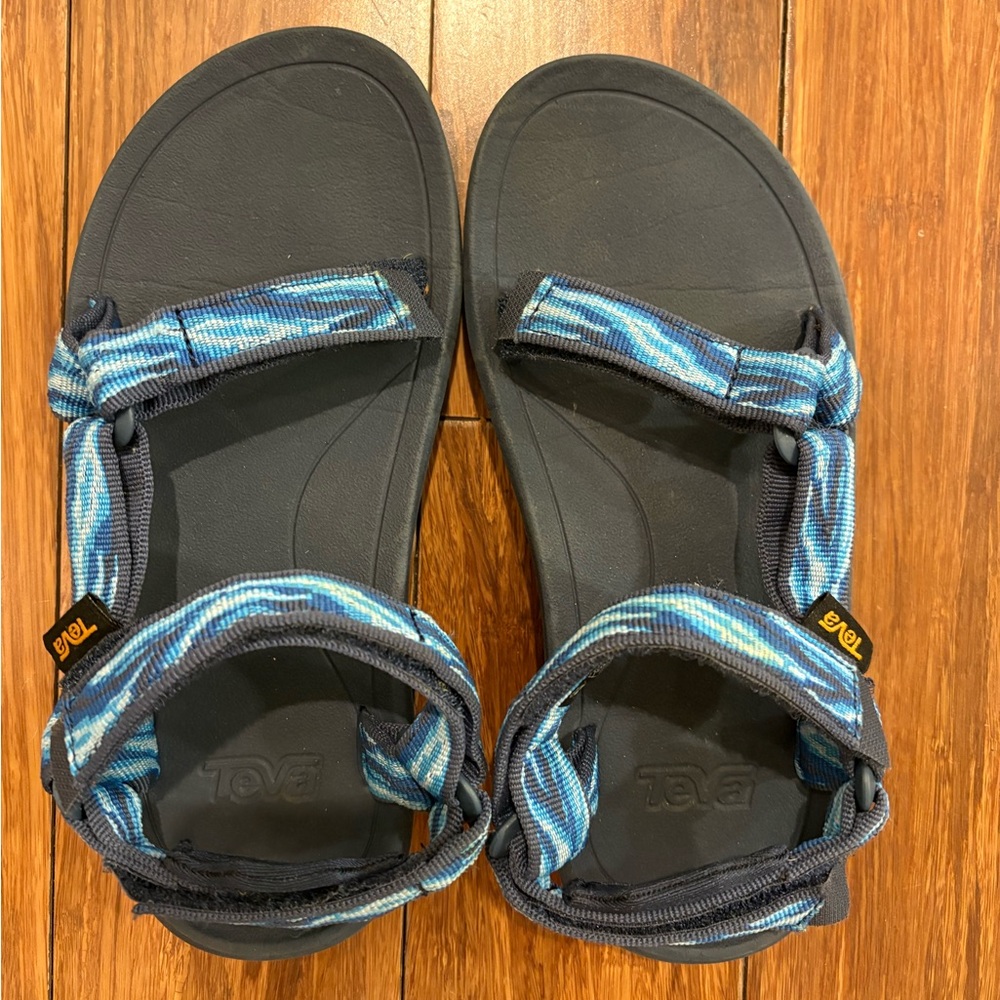 Teva Kids' Striped Blue Sandals